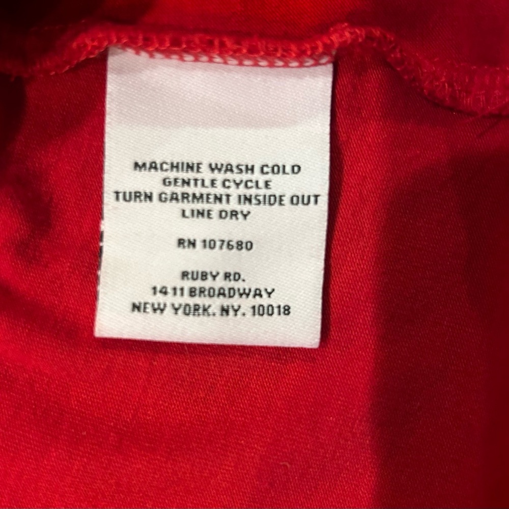 Ruby Rd. Red Sleeveless Tank Top - Picture 4 of 4